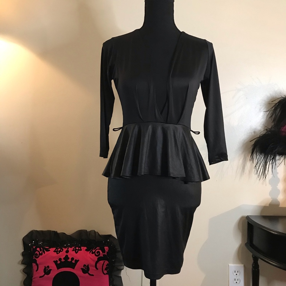 Black Cat Silhoutte Dress